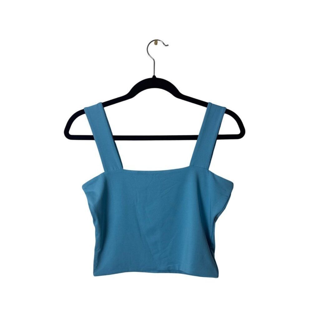 Blue Abardson Womens Polyester & Spandex Tank Top Large